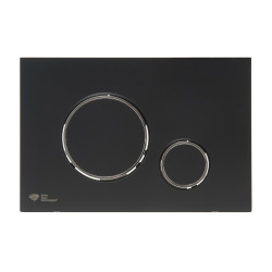 Swiss Aqua Technologies Plaque de commande double touche en plastique, noir mat (SATAT78)