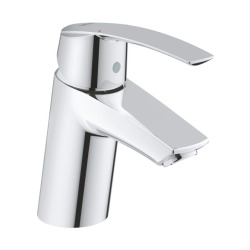 Grohe Start Mitigeur monocommande lavabo taille S avec limiteur de température et bonde de vidage Push-Open, Chrome (23550001)