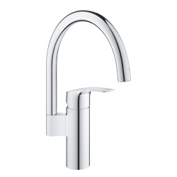 Grohe Via Mitigeur Monocommande Evier, Chrome (33222000)