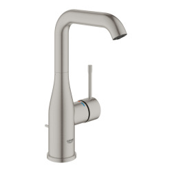 Grohe Essence Mitigeur Monocommande Lavabo, Taille L, SuperSteel (24174DC1)