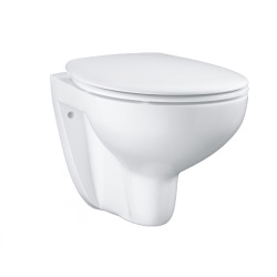 Grohe Bau Ceramic Ensemble WC suspendu sans bride + Abattant déclipsable (BauClassic)
