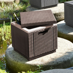  Allibert ice cube Glacière, 42 x 42 x 41 cm, Graphite (213828)