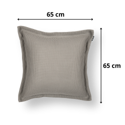  Cushion Floating coussin flottant 65x65x25cm, resistant aux UV, Gris, sans polystyrène