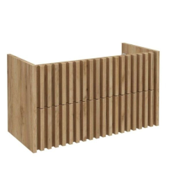 Swiss Aqua Technologies Meuble de salle de bain sous comptoir SAT Delano 100x56x46 cm chêne mat (DELANO100ZDDE)