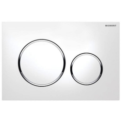 Geberit Pack WC Bati Geberit  Duofix + Cuvette Ideal Standard Tesi Aquablade + Plaque de commande Sigma20 Blanc chrome + bati support