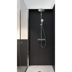  Showerpipe Crometta S 240 Colonne de douche 1jet avec mitigeur thermostatique EcoSmart (HG-27268000)