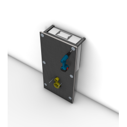  Pack WC bâti autoportant + WC sans bride SAT + Abattant softclose + Plaque chrome mat + Set habillage