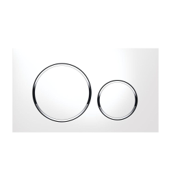  Duofix Pack Bâti-support + Cuvette sans bride + Abattant  + Plaque de déclenchement (SLIM-ARCHI4-C)