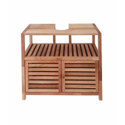 Etagère de salle de bain 30x10x5,5 cm, brossé (SATDPOL3012BZ)