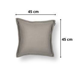  Small Cushion Floating coussin flottant 45x45x25cm, resistant aux UV, Gris, sans polystyrène