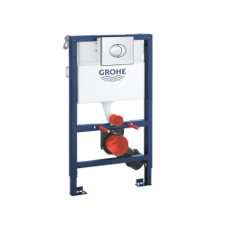 Grohe Bâti support rapid SL pour WC 0.82m + Plaque de déclenchement Skate Air, chromée, + supports muraux (38761000)