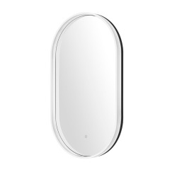 Miroir LED 54x94 cm, vertical ou horizontal, éclairage LED, cadre liumineux, capteur tactile avec mémoire (SATZFULED5494)