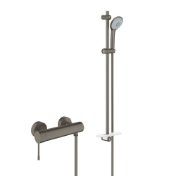 Grohe Essence Set Mitigeur monocommande Douche + Ensemble de douche complet 3 jets Euphoria 110 Massage (33636AL1-SET)