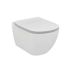 Pack WC Bâti Duofix + Cuvette Ideal Standard Tesi Aquablade + Plaque blanche (TesiGeb3)