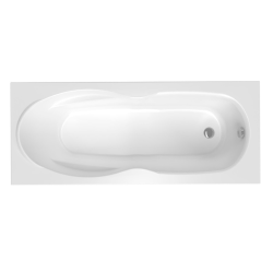 Siko Mahé 150x70 cm Baignoire rectangulaire acrylique, sans pieds, blanc (MH1500NEW)
