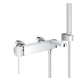 GROHE Plus Mitigeur bain/douche 1/2" + Set de douche, chrome (G33547003)
