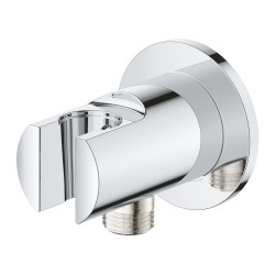 Vitalio Universal coude à encastrer avec support, chrome (G26962001)