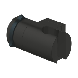 Vitalio Universal support mural pour douchette, noir mat (G261832431)