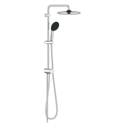 Vitalio Start System 250  Colonne de douche avec inverseur manuel + Douche de tête 2 jets + Douchette 2 jets, chrome (G26680001)