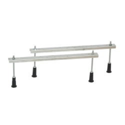 Laguna Fortuna baignoire d'angle avec pieds, 160 x 100 cm, acrylique, gauche, blanc (FO1600LPLUS-SET )