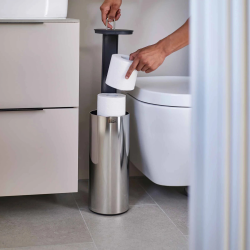 EasyStore™ Luxe porte rouleau de papier-toilette encastré en acier inoxydable (70593)