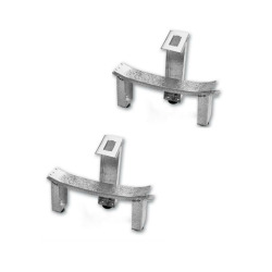 Riga 105 x 70 x 37.5 cm baignoire gain de place en acier émaillé sans pieds, gauche et droite, blanc (3400-SET)