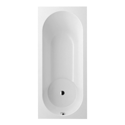 Libra Baignoire rectangulaire, 1800 x 800 mm, sans pieds, blanc (UBQ180LIB2V-01)