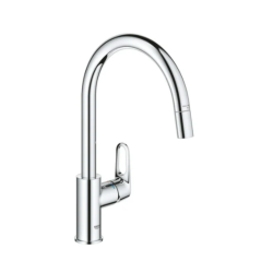 Grohe BauFlow mitigeur évier monotrou, chrome (G30549000)