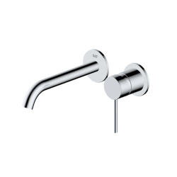 Aurum mitigeur lavabo encastré à levier avec corps d'encastrement, chrome brillant (SATBAUR101CR)