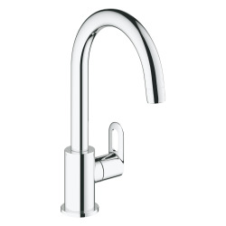BauLoop robinet évier à levier en métal 1/2" avec bec pivotant, chrome (G31222000)