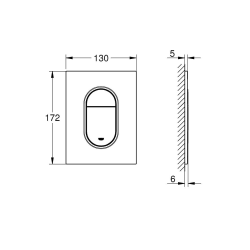 Arena Cosmopolitan wall plate S