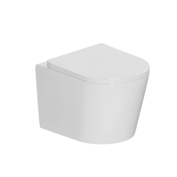 Pack WC bâti-support Duofix 112cm + WC sans bride + support de douche mural + plaque blanche (CETORGEB3SPR2VP)