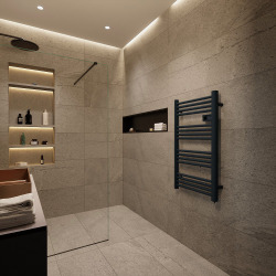 Sèche serviettes électrique 500W, 960 x 540 mm, anthracite (CERAHTLR500A)