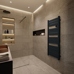 Heat-Touch Sèche serviettes électrique 750W, anthracite (CERAHTLP750A)