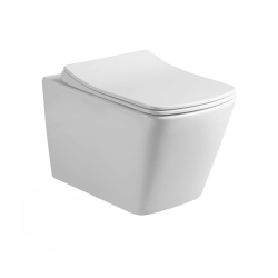 Pack WC Bâti-support extra-plat UP720 + Cuvette Tesi Ideal Standard + Abattant frein de chute + Plaque Blanc/Chrome