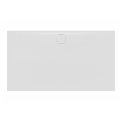 Vision Receveur de douche 140x90cm + Siphon Eslim90. Marbre coulé, blanc (SATSVVI14090B-S)