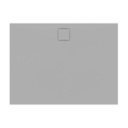 Vision Receveur de douche 120x80cm + Siphon Eslim90. Marbre coulé, gris (SATSVVI12080S-S)