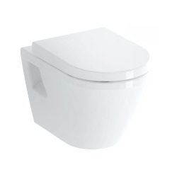 Pack WC Bâti-support extra-plat UP720 + WC suspendu Vitra integra + Abattant softclose + Plaque chrome