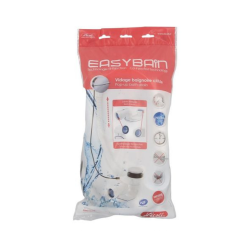 Easybain Vidage baignoire avec câble 65cm, Débit de 70l/min, Rotule orientable à 360°, pour perçage Ø52mm (0203611)