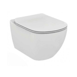Pack WC Bâti Duofix + Cuvette Ideal Standard Tesi Aquablade + Plaque blanche (TesiGeb3)
