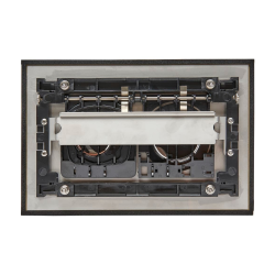 Plaque de commande double touche en acier inoxydable, doré mat (SATATBG)