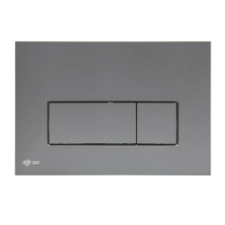 Plaque de commande double touche, gun métal mat (SATATGM-M)