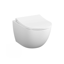 Pack WC Rapid SL autoportant + cuvette Vitra Sento sans bride + plaque Skate Cosmo chrome (ProjectSento-1)