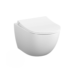 Pack WC Rapid SL autoportant + cuvette Vitra Sento sans bride + plaque Skate Cosmo chrome (ProjectSento-1)