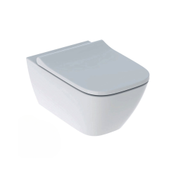 Pack WC Bâti-support Duofix + WC sans bride Smyle + Abattant softclose + Plaque blanche (SmyleGeb1)