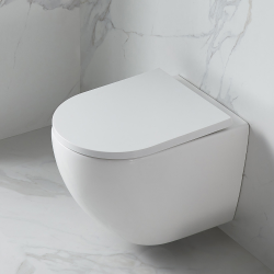 ViConnect Pro S Pack WC bâti Villeroy & Boch + WC sans bride Swiss Aqua Technologies + abattant + plaque (VCNFUSIONTQ2CHDE)