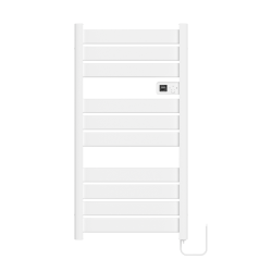 Sèche serviettes électrique 500W, 1030x550 mm, blanc (CERAHTLP500W)