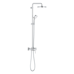 Vitalio Start Clova System 210 colonne de douche monocommande + douche de tête + douchette 2 jets, chrome (G26827000)