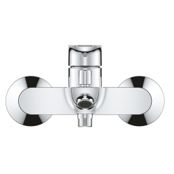  Tempesta 100 ensemble de douche 3 jets + mitigeur monocommande bain/douche, chrome (23914001-28789002)