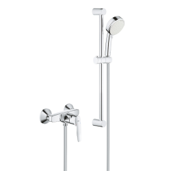 New Tempesta Cosmopolitain 100 ensemble douche 2 jets + mitigeur, chrome (23632000-26076002)